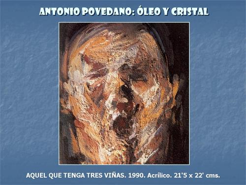 19.19.02.71. Antonio Povedano, óleo y cristal.