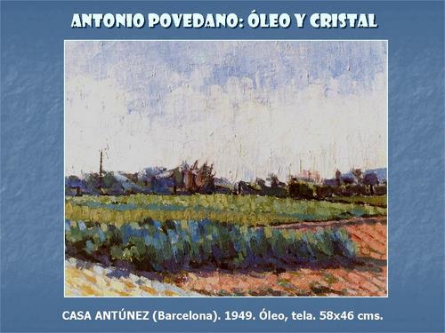 19.19.03.03. Antonio Povedano, óleo y cristal.