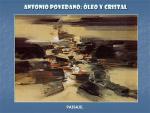 19.19.03.12. Antonio Povedano, óleo y cristal.