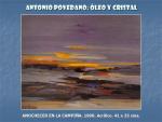 19.19.03.14. Antonio Povedano, óleo y cristal.