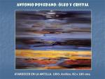 19.19.03.17. Antonio Povedano, óleo y cristal.