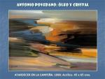 19.19.03.18. Antonio Povedano, óleo y cristal.