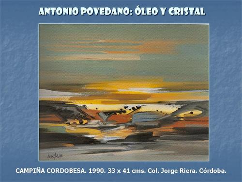 19.19.03.20. Antonio Povedano, óleo y cristal.