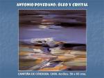 19.19.03.21. Antonio Povedano, óleo y cristal.