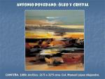 19.19.03.22. Antonio Povedano, óleo y cristal.