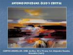 19.19.03.23. Antonio Povedano, óleo y cristal.