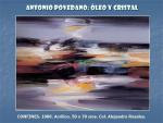 19.19.03.27. Antonio Povedano, óleo y cristal.