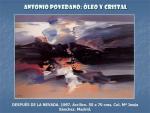 19.19.03.28. Antonio Povedano, óleo y cristal.