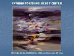 19.19.03.29. Antonio Povedano, óleo y cristal.