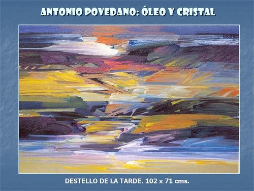 19.19.03.30. Antonio Povedano, óleo y cristal.