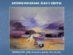 19.19.03.34. Antonio Povedano, óleo y cristal.