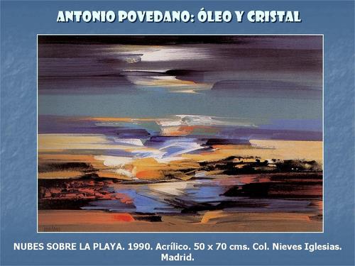 19.19.03.36. Antonio Povedano, óleo y cristal.