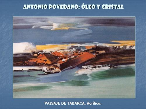 19.19.03.39. Antonio Povedano, óleo y cristal.