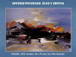19.19.03.40. Antonio Povedano, óleo y cristal.