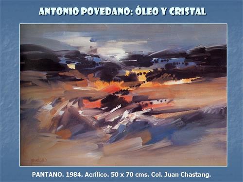 19.19.03.41. Antonio Povedano, óleo y cristal.