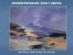 19.19.03.53. Antonio Povedano, óleo y cristal.