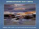 19.19.03.55. Antonio Povedano, óleo y cristal.