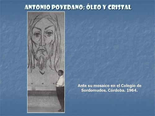 19.19.04.03. Antonio Povedano, óleo y cristal.