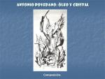 19.19.04.09. Antonio Povedano, óleo y cristal.