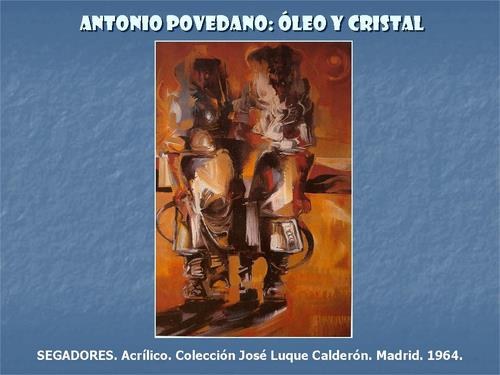 19.19.04.15. Antonio Povedano, óleo y cristal.