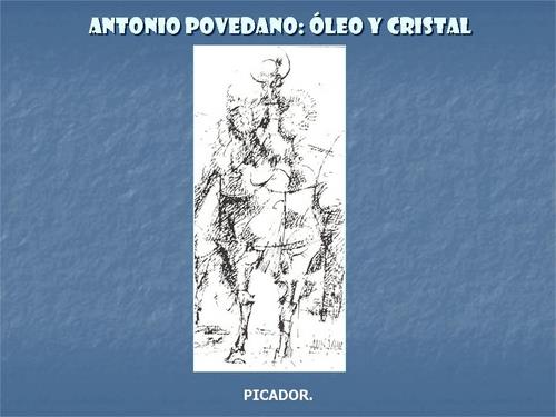 19.19.04.16. Antonio Povedano, óleo y cristal.