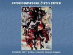 19.19.04.23. Antonio Povedano, óleo y cristal.