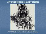 19.19.04.25. Antonio Povedano, óleo y cristal.