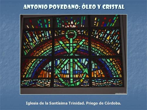 19.19.04.37. Antonio Povedano, óleo y cristal.