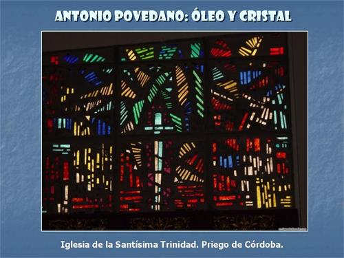 19.19.04.38. Antonio Povedano, óleo y cristal.