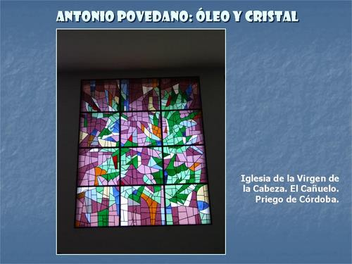 19.19.04.63. Antonio Povedano, óleo y cristal.