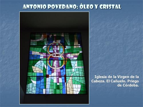 19.19.04.67. Antonio Povedano, óleo y cristal.
