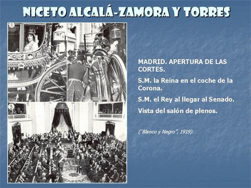28.01.10. Niceto Alcalá-Zamora en la prensa madrileña.