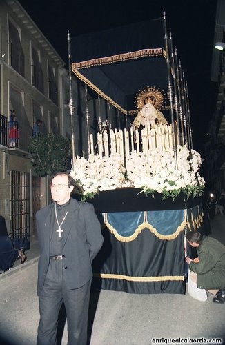 30.06.18. Mayor Dolor y Jesús Preso. Semana Santa 1999. Priego. Foto, Arroyo Luna.