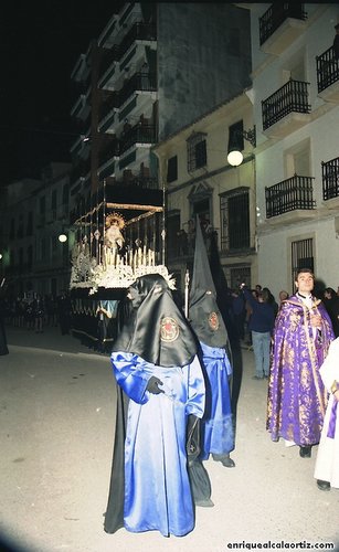30.06.31. Mayor Dolor y Jesús Preso. Semana Santa, 1998. Priego. Foto, Arroyo Luna.