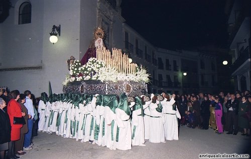 30.07.34. Columna. Semana Santa, 1999. Priego. Foto, Arroyo Luna.