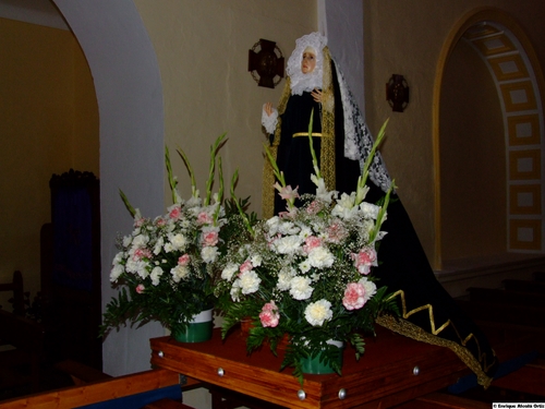 27.04.03. Zamoranos. Priego. Virgen Niña el domingo de Ramos, 2008.