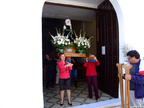 27.04.14. Zamoranos. Priego. Virgen Niña el domingo de Ramos, 2008.