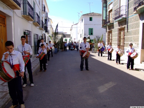 27.04.17. Zamoranos. Priego. Virgen Niña el domingo de Ramos, 2008.