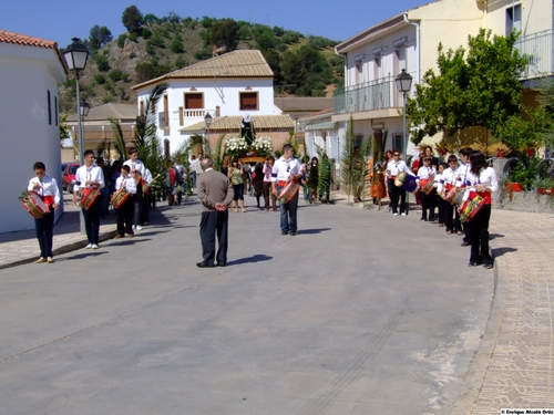 27.04.40. Zamoranos. Priego. Virgen Niña el domingo de Ramos, 2008.