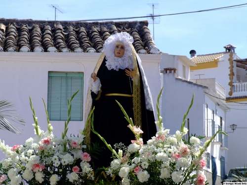 27.04.55. Zamoranos. Priego. Virgen Niña el domingo de Ramos, 2008.