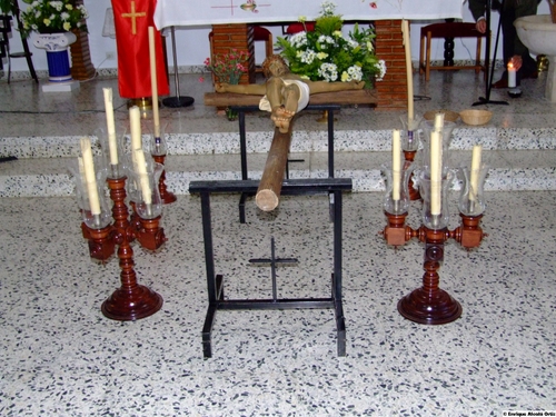 27.05.06. Las Lagunillas. Priego. Vía Crucis con Cristo. Domingo de Ramos, 2008.
