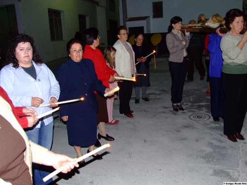 27.05.32. Las Lagunillas. Priego. Vía Crucis con Cristo. Domingo de Ramos, 2008.