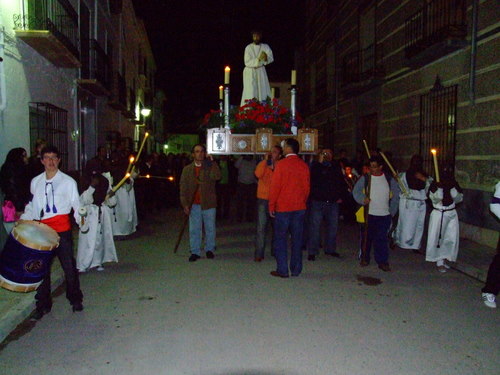 27.06.50. Vía Crucis con el Nazareno. Zamoranos, Priego. Jueves Santo, 2008.