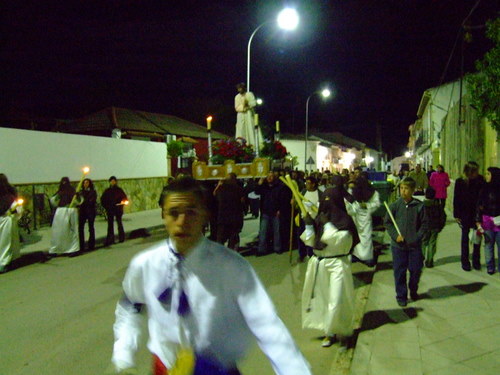 27.06.60. Vía Crucis con el Nazareno. Zamoranos, Priego. Jueves Santo, 2008.