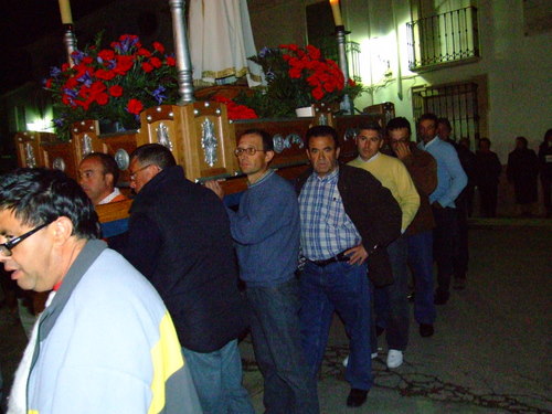 27.06.89. Vía Crucis con el Nazareno. Zamoranos, Priego. Jueves Santo, 2008.