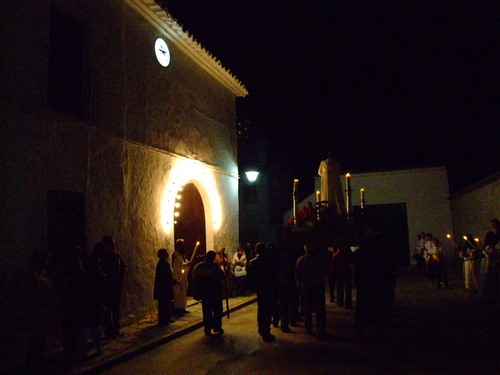 27.06.90. Vía Crucis con el Nazareno. Zamoranos, Priego. Jueves Santo, 2008.