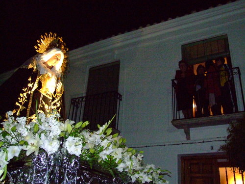 27.08.65. Castil de Campos. Priego. Viernes Santo noche. 2008.