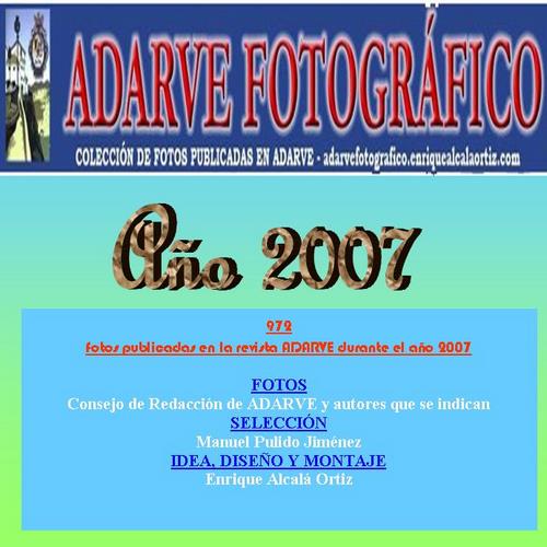 12.11. Adarve fotográfico. Año 2007.