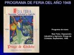 183. Programa de Feria del año 1948.