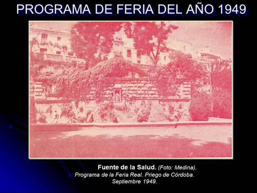 237. Programa de Feria. Año 1949.